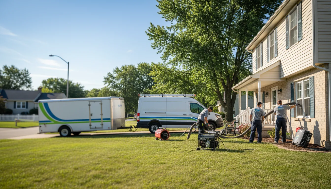 Flooded Basement Restoration And Cleanup With Repair in Montpelier, OH near me